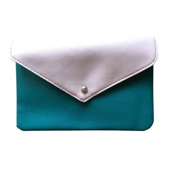 Ipsy March 2020 Neon Green Teal Pink Unstoppable Snap Cosmetic Make-up Bag - Picture 1 of 4